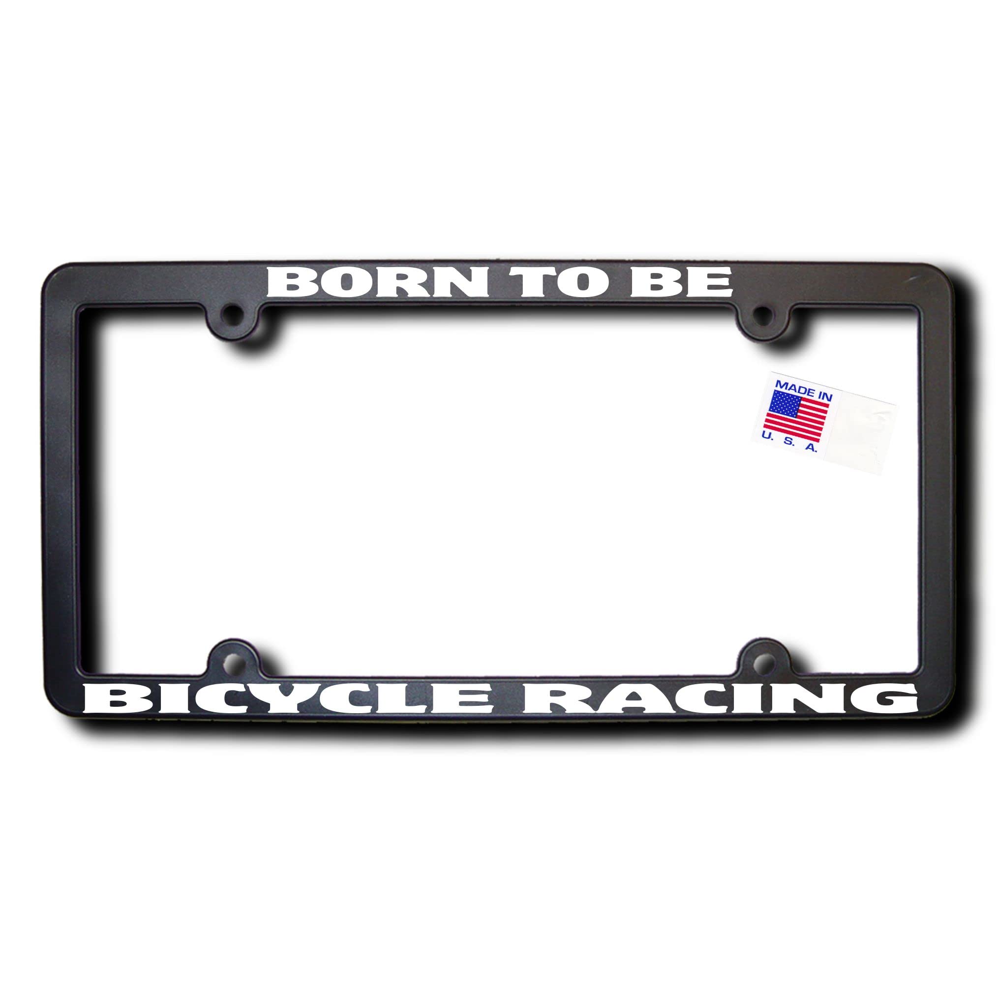 Born to Be Bicycle Racing License Frame