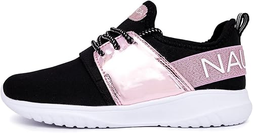 Miniatura 3 de Nautica - Tenis modernos y con detalles metálicos para niñas, zapato deportivo para correr con cordones I kappil I (niña grande, niña pequeña, niña)