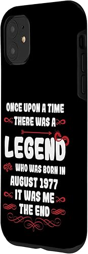 Vista 11 de iPhone 11 Pro Max Érase una vez una leyenda. Agosto 1977 Cumpleaños Caso