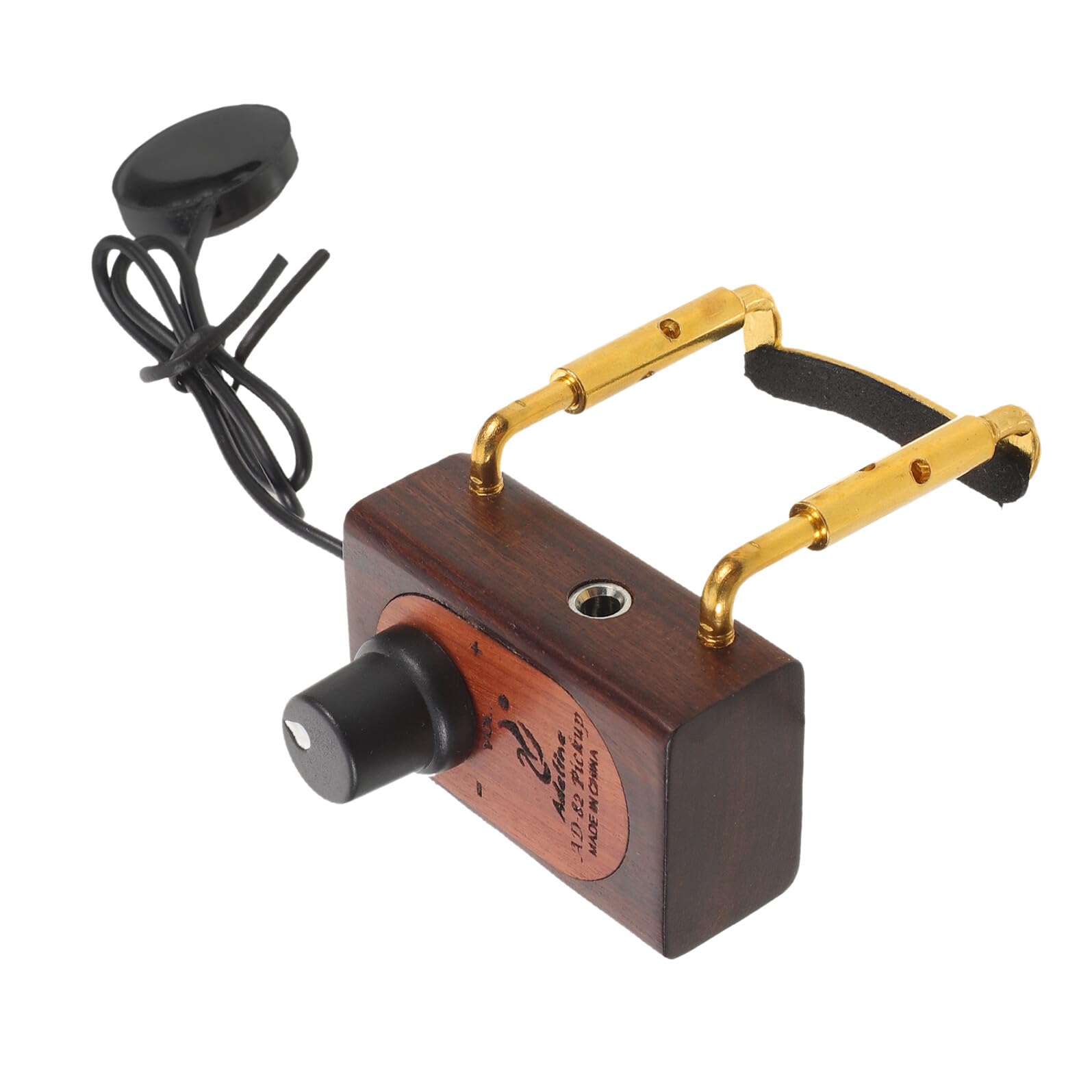Kisangel Akustyczny Mikrofon Do Skrzypiec o Wysokiej Czułości Dynamiczny Pickup Dźwięku Wzmacniacz Instrumentów Strunowych Do Wiolonczeli Mandoliny Banjo Gitary i Ukulele Przenośny i Łatwy