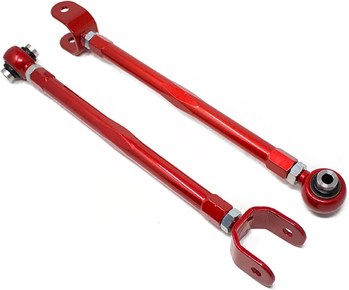 Godspeed AK-024-A Adjustable Rear Toe Arms With Spherical Bearings, Spring Bucket Conversion Ver. 1, compatible with Nissan 350Z (Z32) 2003-09