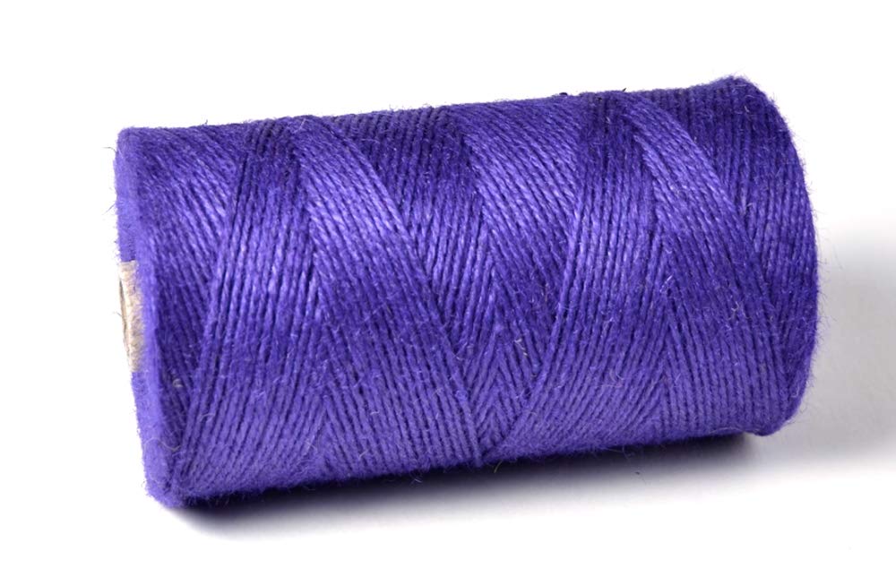 Everlasto Deep Purple 0.5Kg Spools - Coloured Jute Craft Twine Coloured String (2Mm Approx) (Deep Purple)