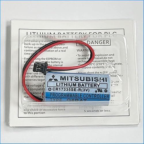 Miniatura 6 de EVASEN (35 Pack) 1800mAh Q6BAT CR17335SE-R Replacement PLC Battery Q6BAT,CR17335SE-R for QNS System 3V Lithium Battery with Plug