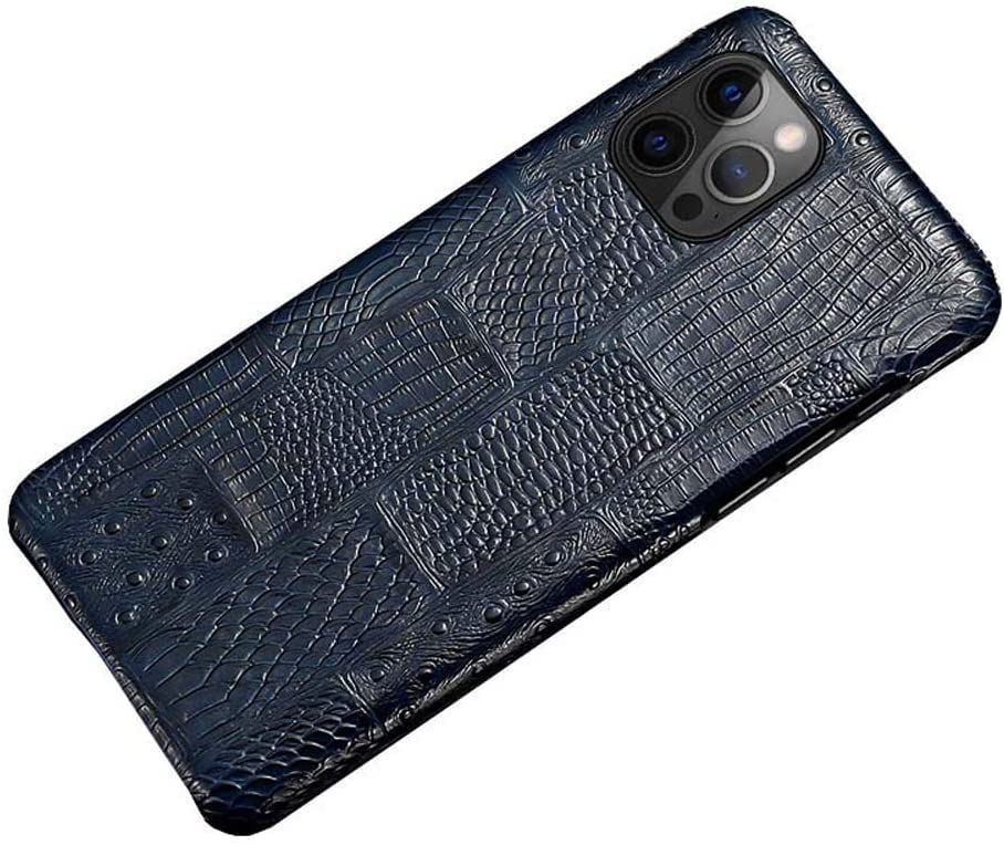 Étui en cuir iPhone 11 Pro GUMMMY bleu de qualité premium