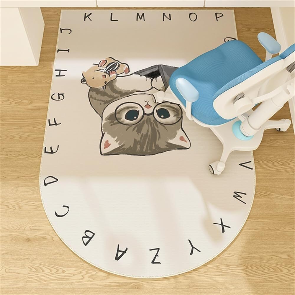 SSDDLZEQ Premium durable range Floor Protection Mat For Office Chairs And Multi-purpose Study Areas(Hamster,80x120cm)