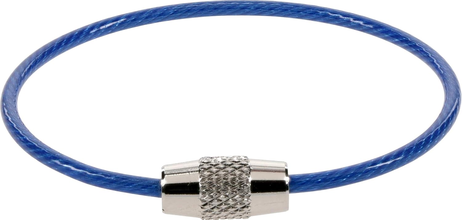 Hillman Cable Ring 6 with Lock, Steel, 1 Pack