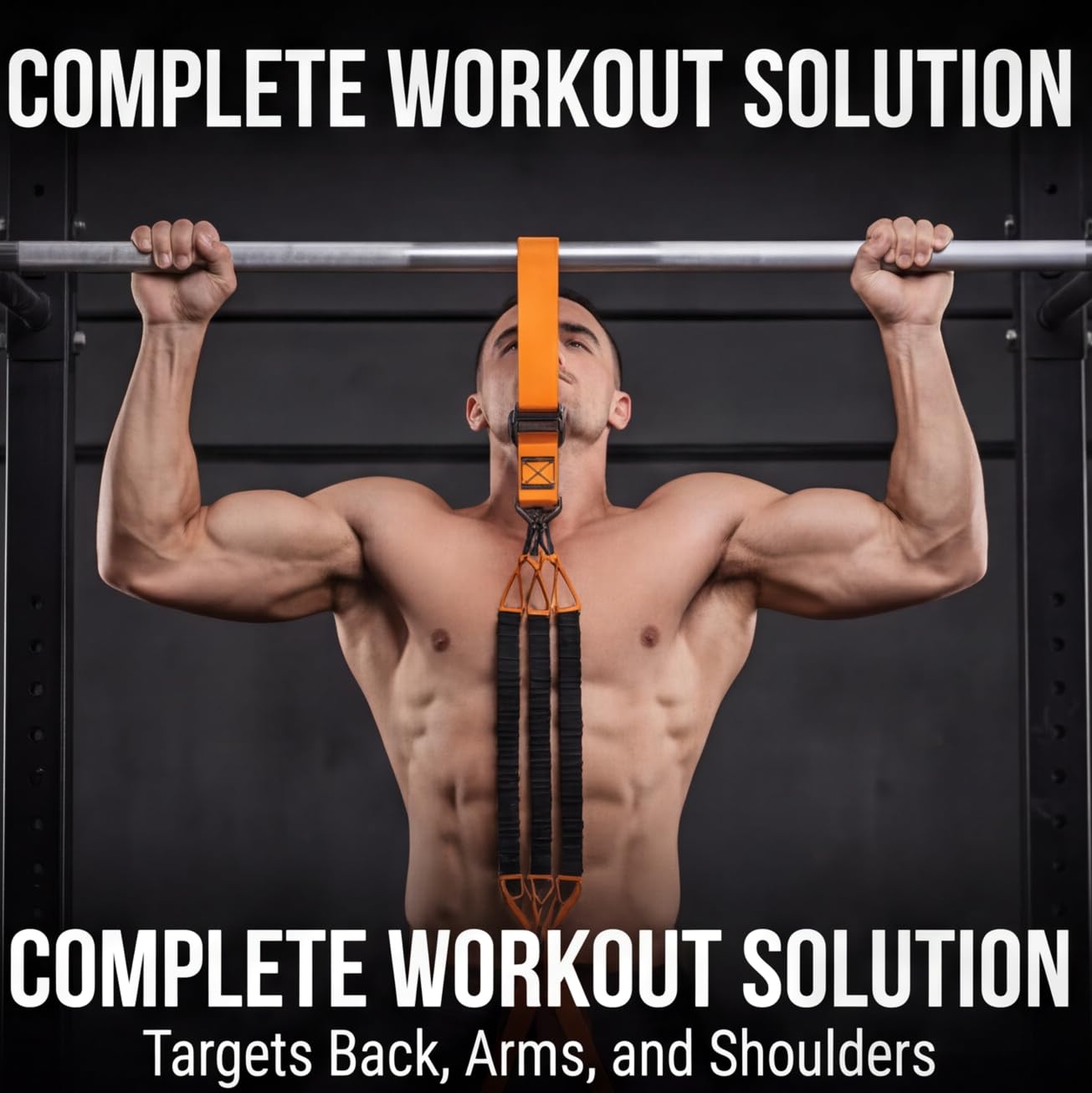 Fasce Elastiche Trazioni 3 Livelli Regolabile Supporto Barra | Adjustable , Padded Foot Loops, Steel Buckles, Natural Rubber, , Gym, Pull-Up Assistance, Calisthenics