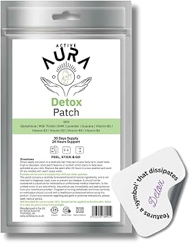 Detox & Cleanse Patches - Detox Foot Patches - Body Toxins - Slimming - Deep Cleansing