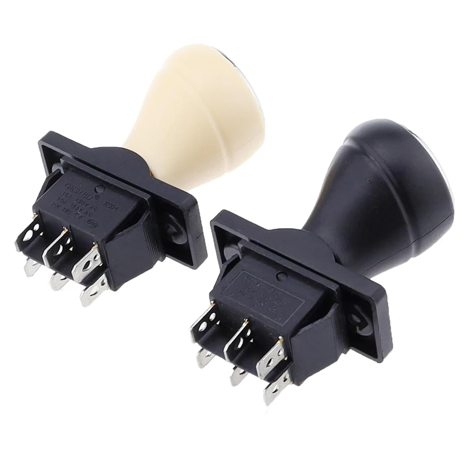 Children's Electric Vehicle Forward and Backward Gear Switch Arrow Position Carriage Push Hand Road Children's car Toggle Switch(Yellow,Self-Reset)