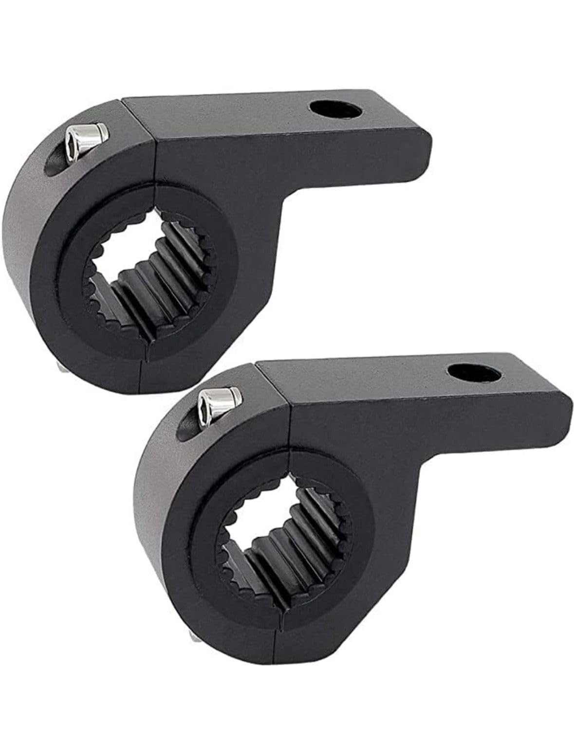 Universal Bike Fog Light Clamp Mount Bracket for Handlebar | Metal LED Light Holder for Motorcycle-image-13
