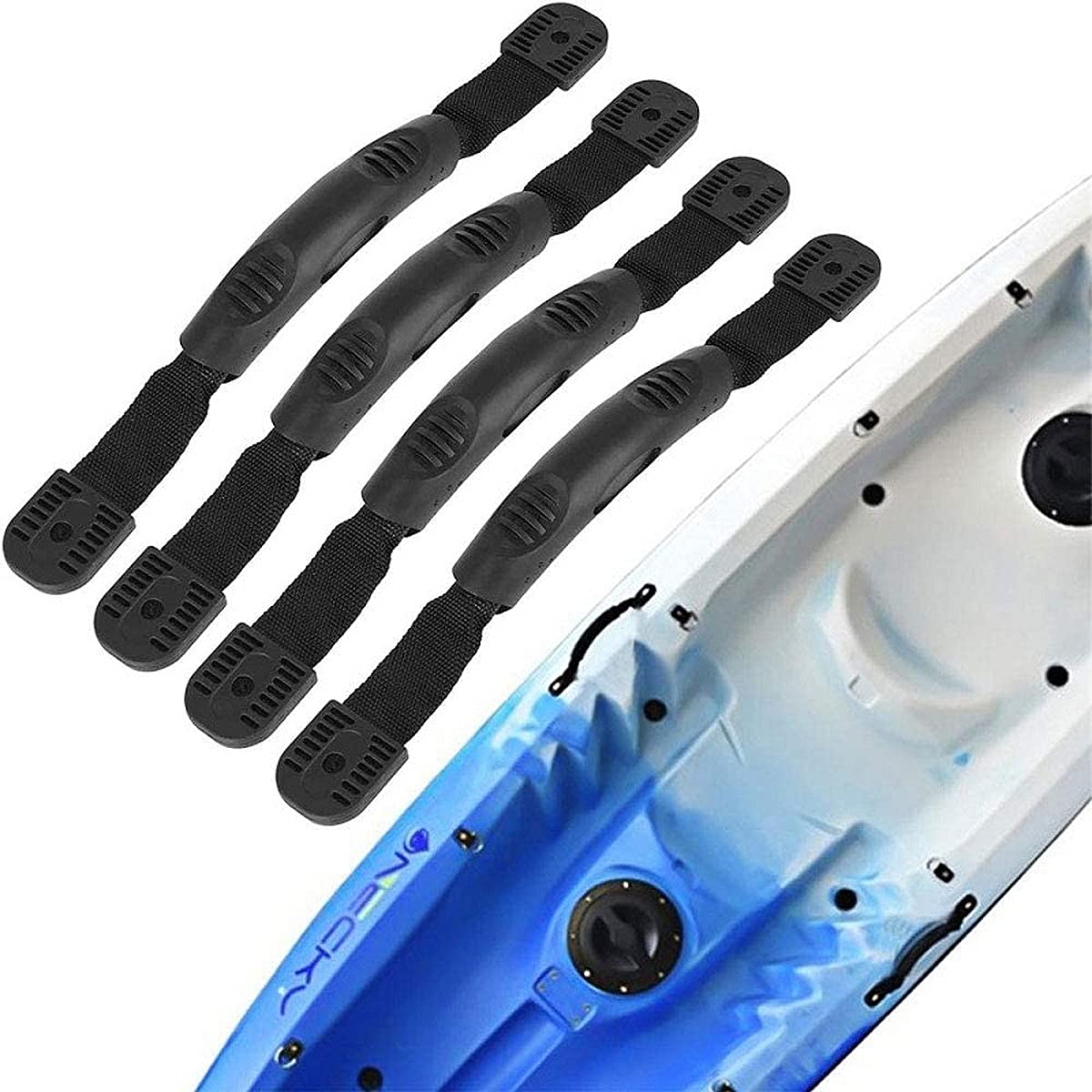 Canoa Maniglie Manico per Kayak 4 PCS Kayak Maniglie per Il Trasporto per Valigie Manico di Ricambio Accessori per Attrezzi da Barca Paddle Park Maniglie