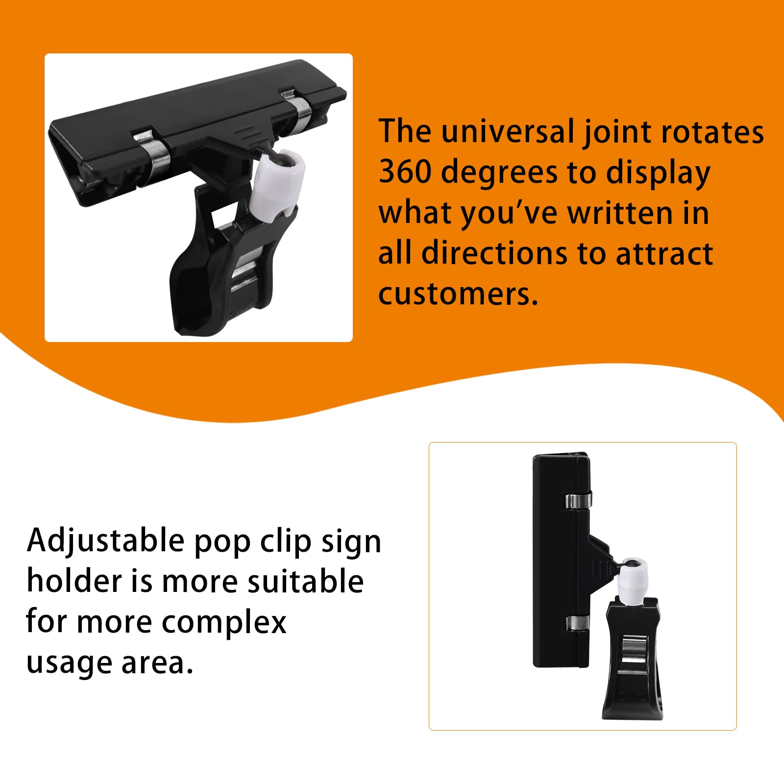 Plastic Merchandise Sign Clip