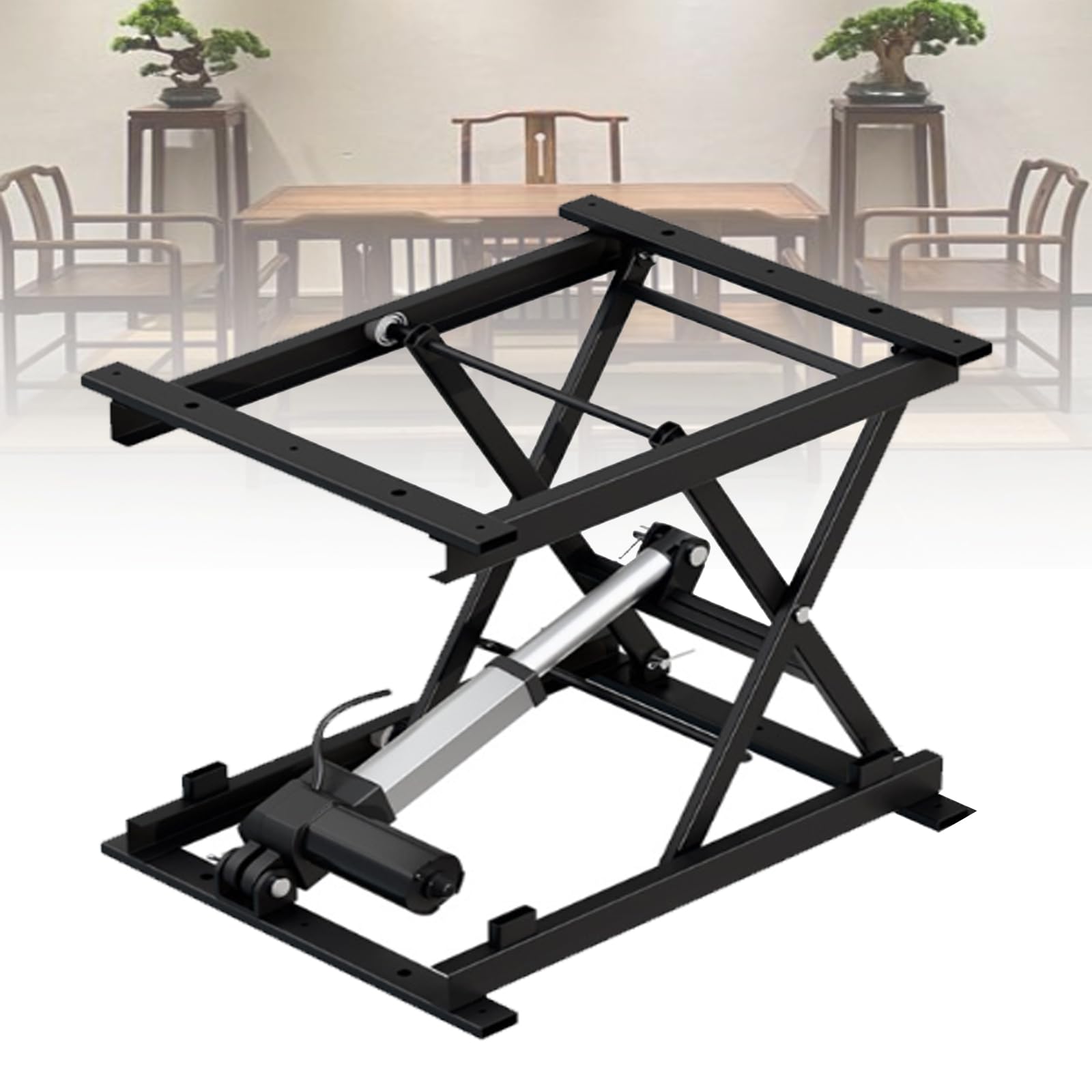 Tavolo elevatore elettrico a forbice, tipo X, capacità di carico 60-200 kg, altezza 100-205 mm, velocità 9-15 mm/s, perfetto per banco da lavoro e movimentazione dei materiali