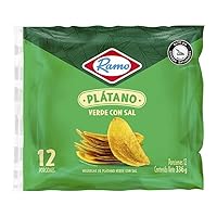 Vista 2 de Platanito Verde (paquete de 24) es un aperitivo colombiano de papas fritas de plátano colombiano Comida colombiana Dulce colombiano Snack food Dulce