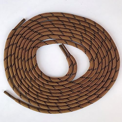 Image of 3 Pairs Heavy Duty Round Boot Laces Shoelaces for Hiking Walking Construction Safety Work Boots Shoes