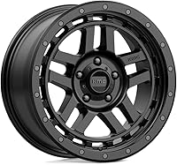 Vista 4 de KMC KM540 Recon 17x9 6x5.5" -12mm Llanta Negra/Roja de 17" Pulgadas KM54079068912N