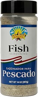 El Valle Spices Fish Seasoning 14 oz - Mexican Seafood Spice Blend for Fish, Shrimp and Seafood - Grill, Bake, Fry, Tacos and Seafood Dishes