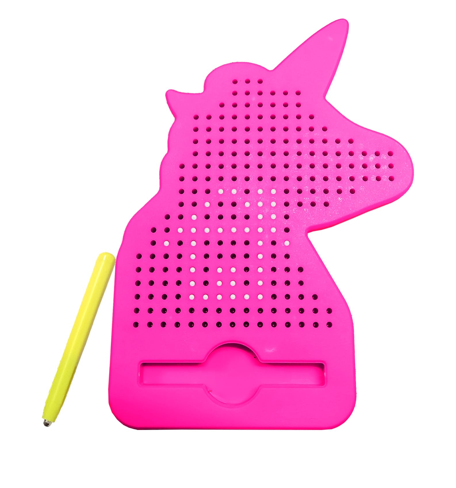 VGRASSP Magpad (Unicorn Shaped) Magnetic Drawing Board Toy for Kids | 240 Metal Beads and 1 Magnetic Stylus | Portable Erasable Doodle Writing Play Pad for Boys and Girls - Color As Per Stock (B0CQ8B2S1Q) Amazon Price History, Amazon Price Tracker