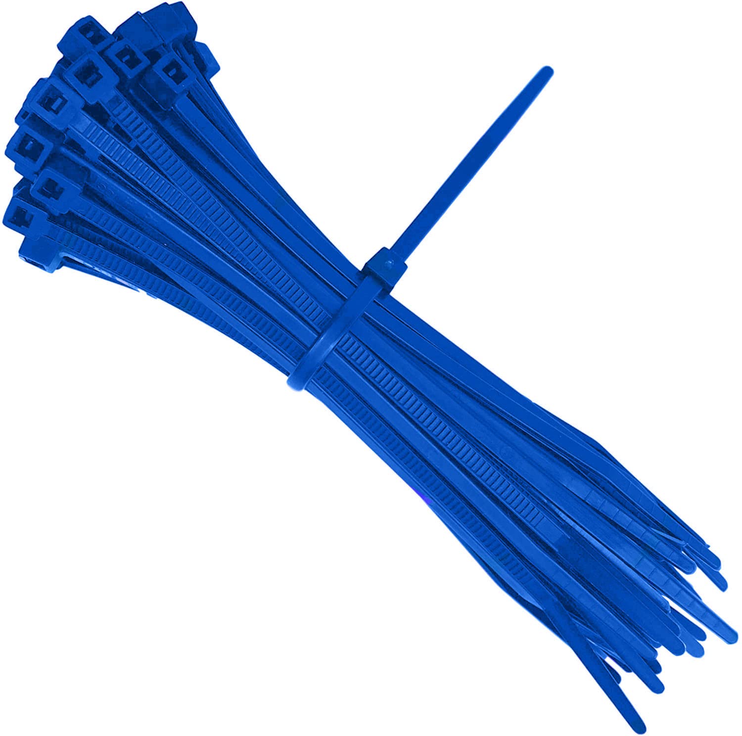 Sgc Blue All Coloured Cable Ties 100Mm X 2.5Mm Nylon Plastic Zip Tie Wraps (100, )