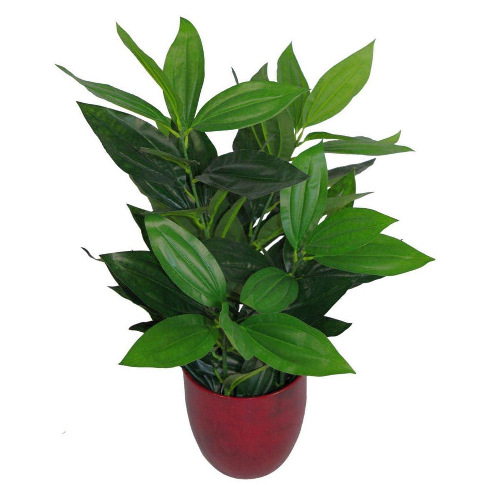 Artificial Foliage Plant 70cm Green Realistic Faux Indoor Home Office Decor