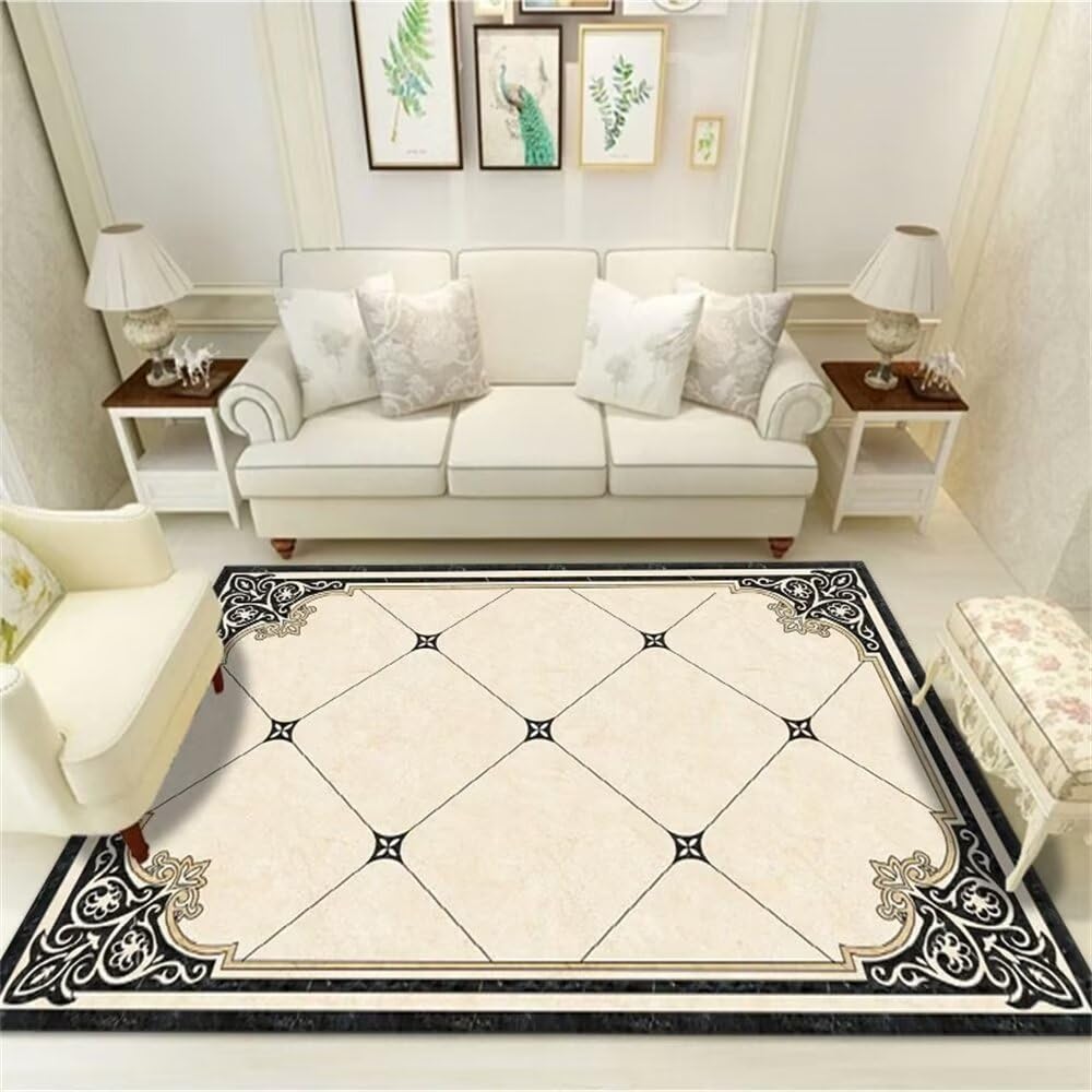 Tapis de bureau gris texturé anti-rayures 120X170cm durable pour chambre et entrée