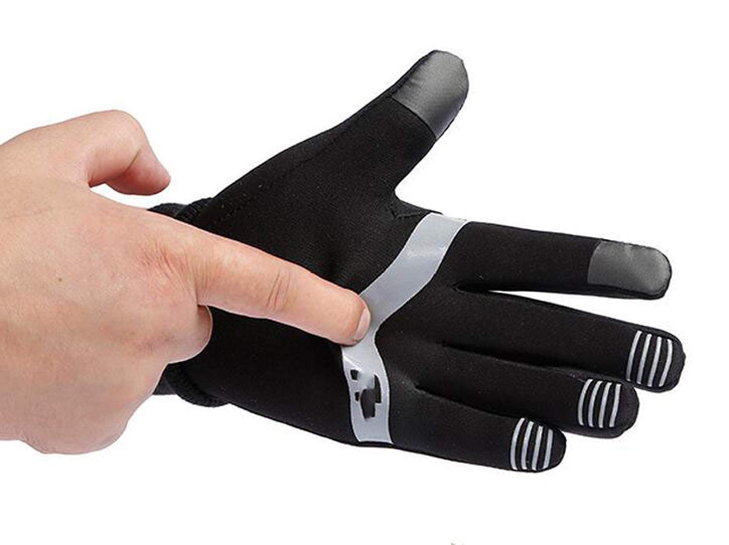 Unisex-Adult Mittens Sensing Fashion Zimowe Grube Ciepłe Rękawiczki Moda Męska Nowoczesne, Casualowe Rękawiczki Z Ekranem Dotykowym/Black/M