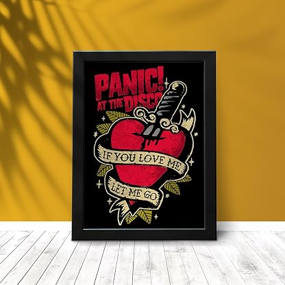 Ultrav Store, Quadro Panic! At The Disco 7 Brandon Urie Tamanho:A3 por Papel — capa do álbum