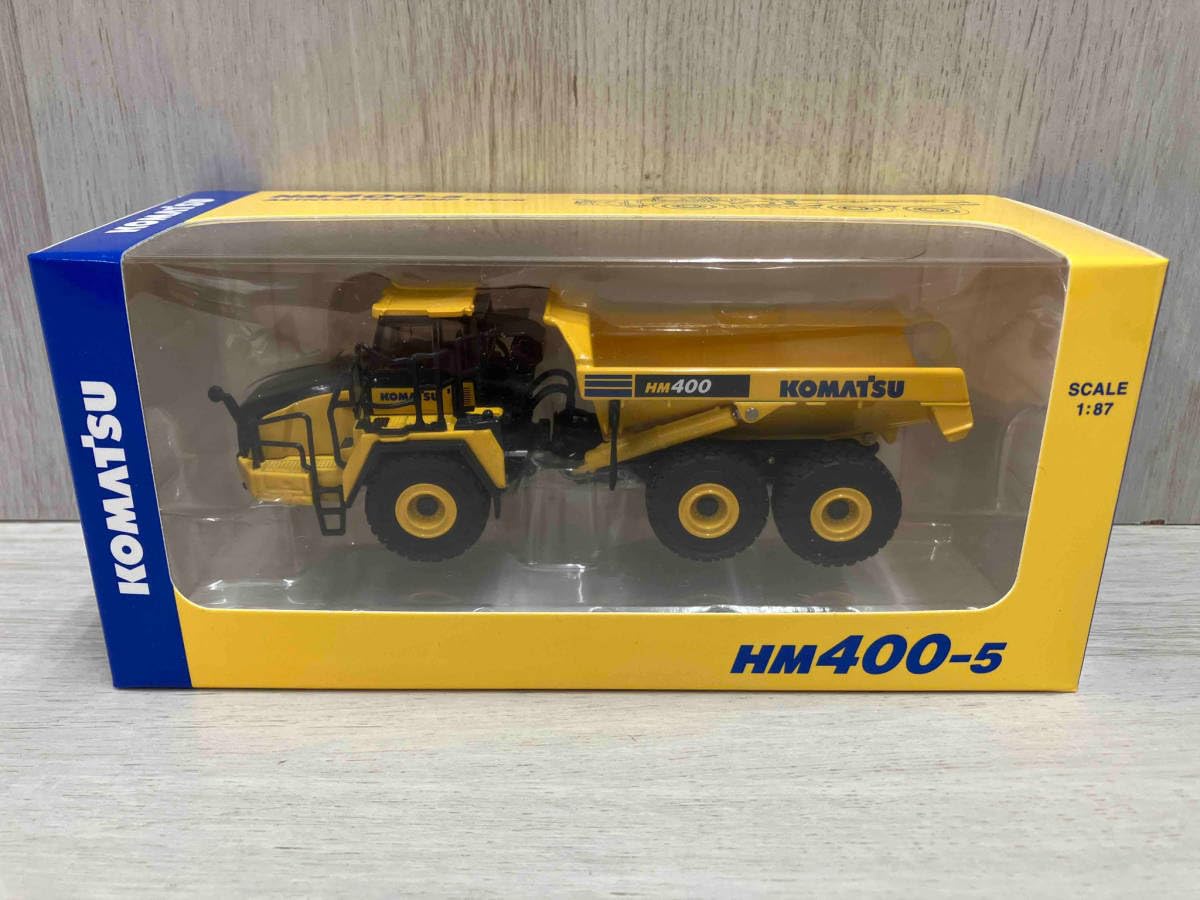 コマツ HM400-5 ミニチュア 1/87（非売品） Komatsu HM400-5 Mini Car Toy Diecast Model 1/87 Articulated