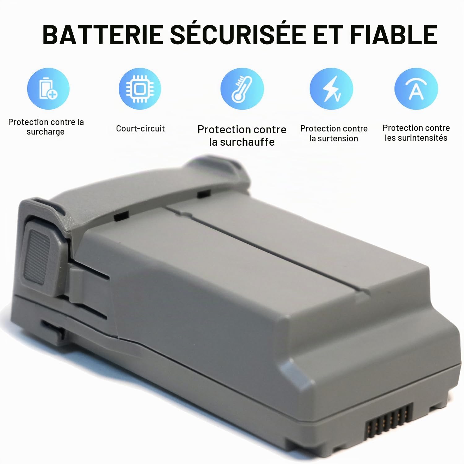 XITAIAN 5000mAh Mini 5 Pro Batterie de Rechange pour DJI Mini 5 Pro Drohne, Batterie de vol Intelligente de Remplacement Haute capacité (7.16V 35.8Wh)