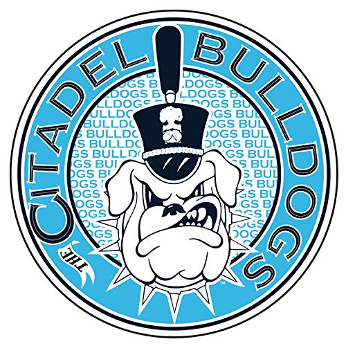 Craftique Citadel Bulldogs Decal (CITADEL BULLDOGS DECAL (3",4",6",12"), 3 in)