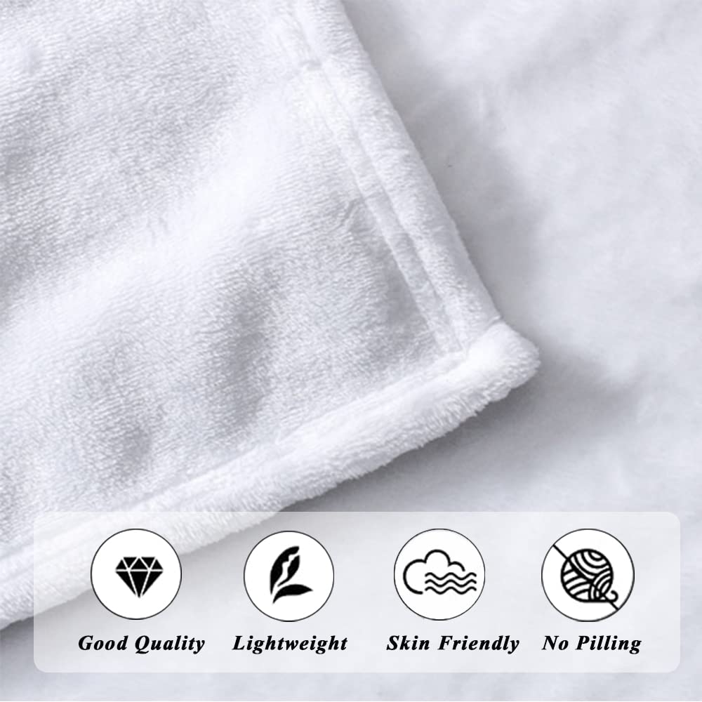 Hixingo Manta de Franela para Sofa y Cama, Impresiones Navidad Suave Invierno Mantas Polar, Colcha de Microfibra Cálida, Colchas Mantas para Cama (Gris Oscuro,220x240cm)
