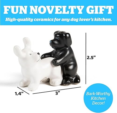 Miniatura 4 de BigMouth Inc Puppy Pound Salero y Pimentero, Blanco