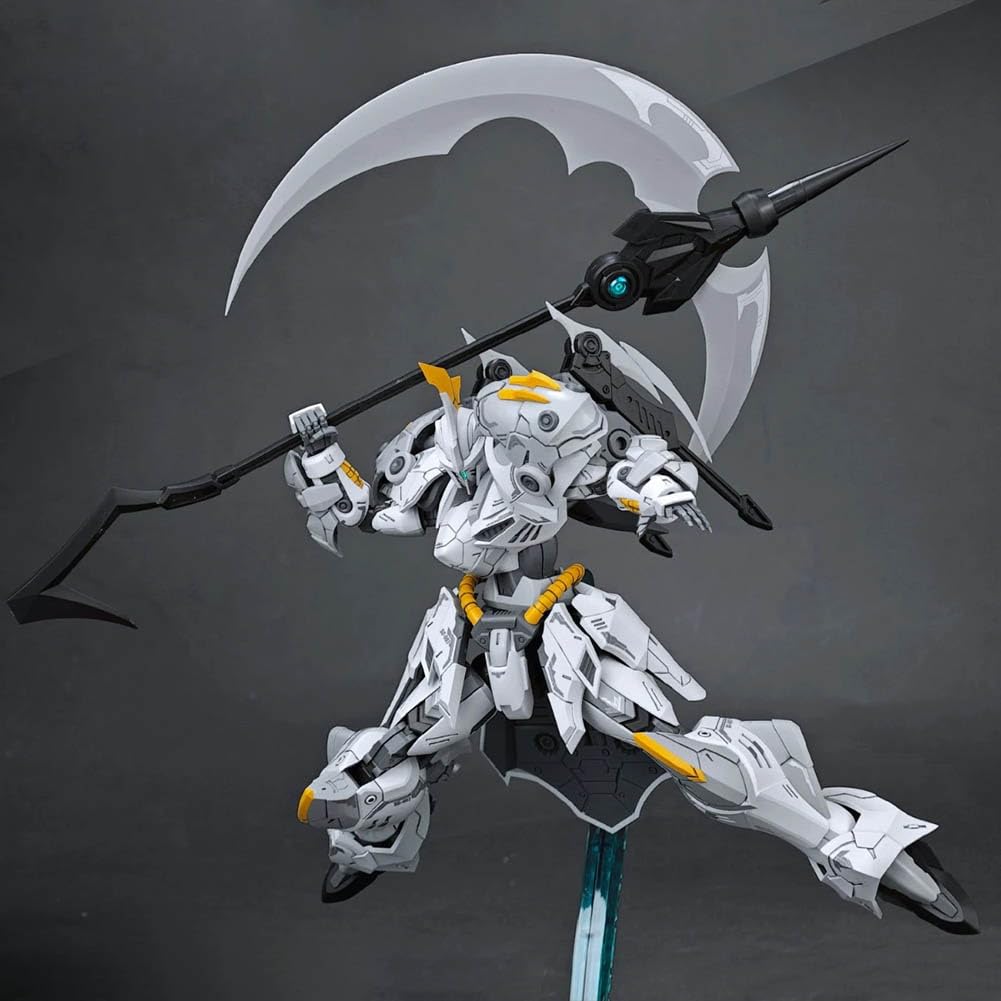 Iron Sickle-Kay - Modellino Mecha da 17 cm, con espositore per armi | Kit Mecha completamente articolato, mani sostituibili, regalo da collezione Hobby