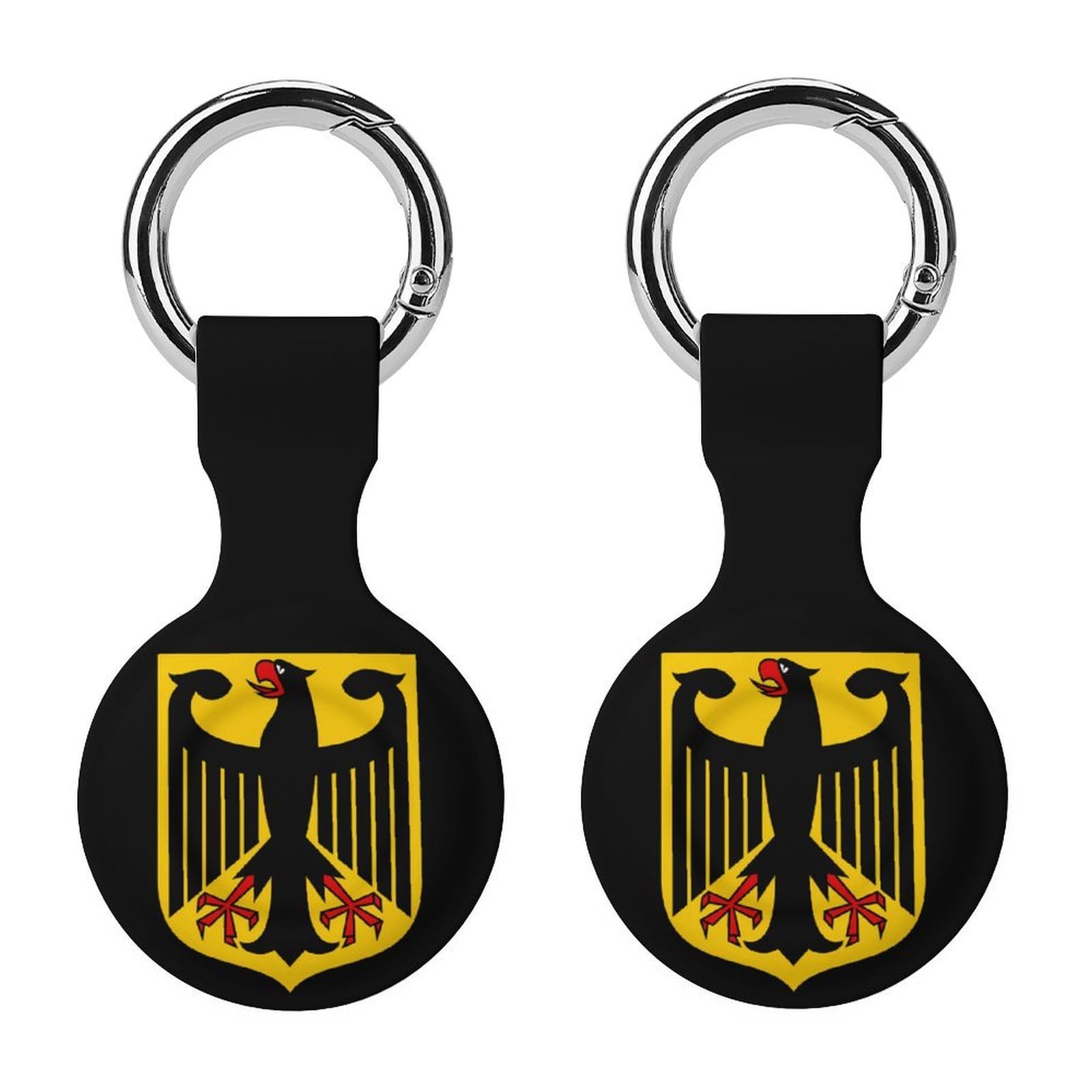 Deutsches Wappen, kompatibel mit Airtag-GPS-Hüllen, 2 Stück
