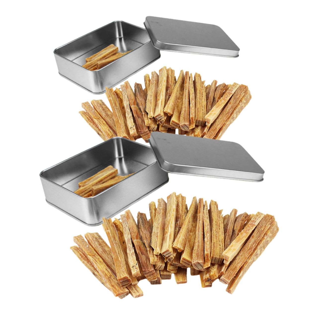 KOMBIUDA Allume-feu Naturel Boîtes De Bâtonnets pour Démarrage Rapide De Feu pour Barbecue Et Campings Plein Air