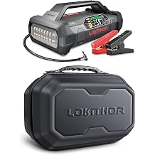 LOKITHOR JA400 1750A 12V Jump Starter with Air Compressor, 60W Two-Way Fast Charing and JA Bag EVA Protection