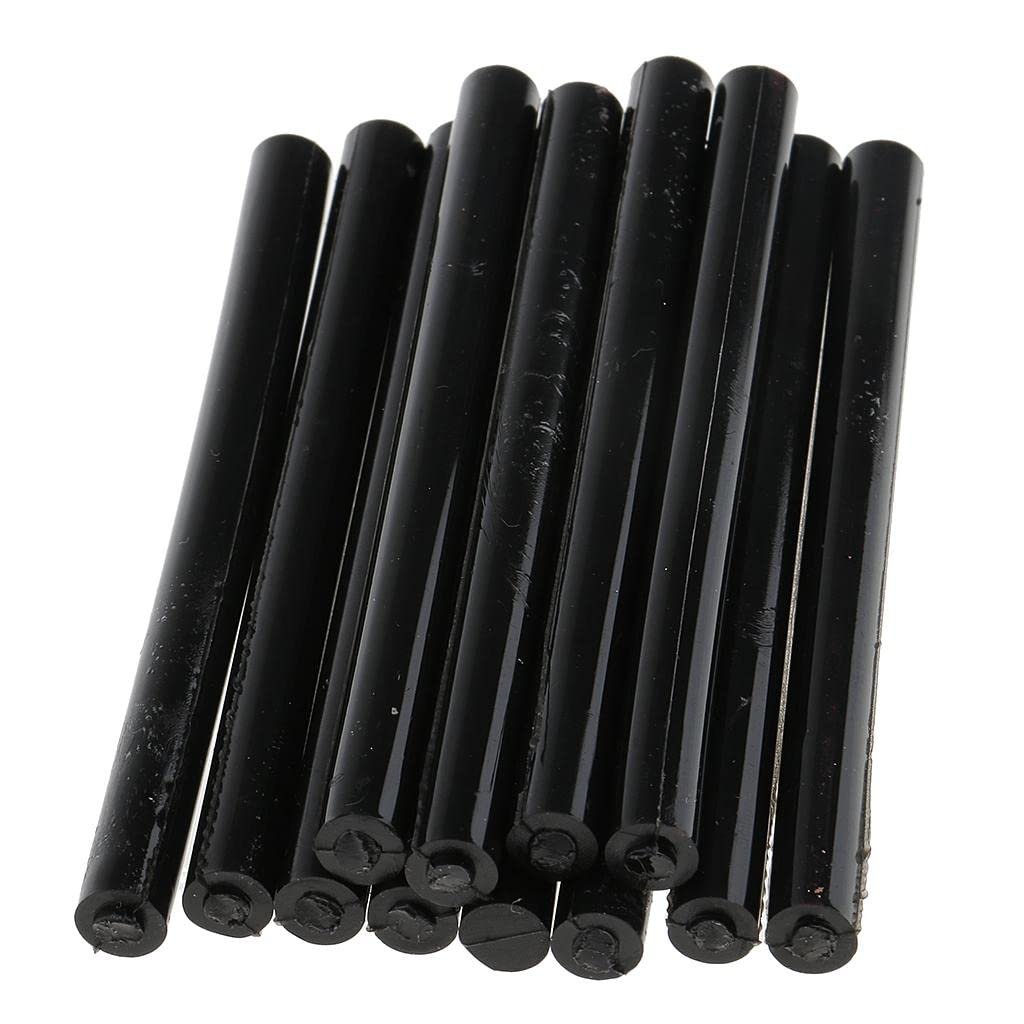 THE STYLE SUTRA® 12 Pieces 7.5mm Bonding Glue Sticks for Hair Extension Fusion 10cm Black-image-31