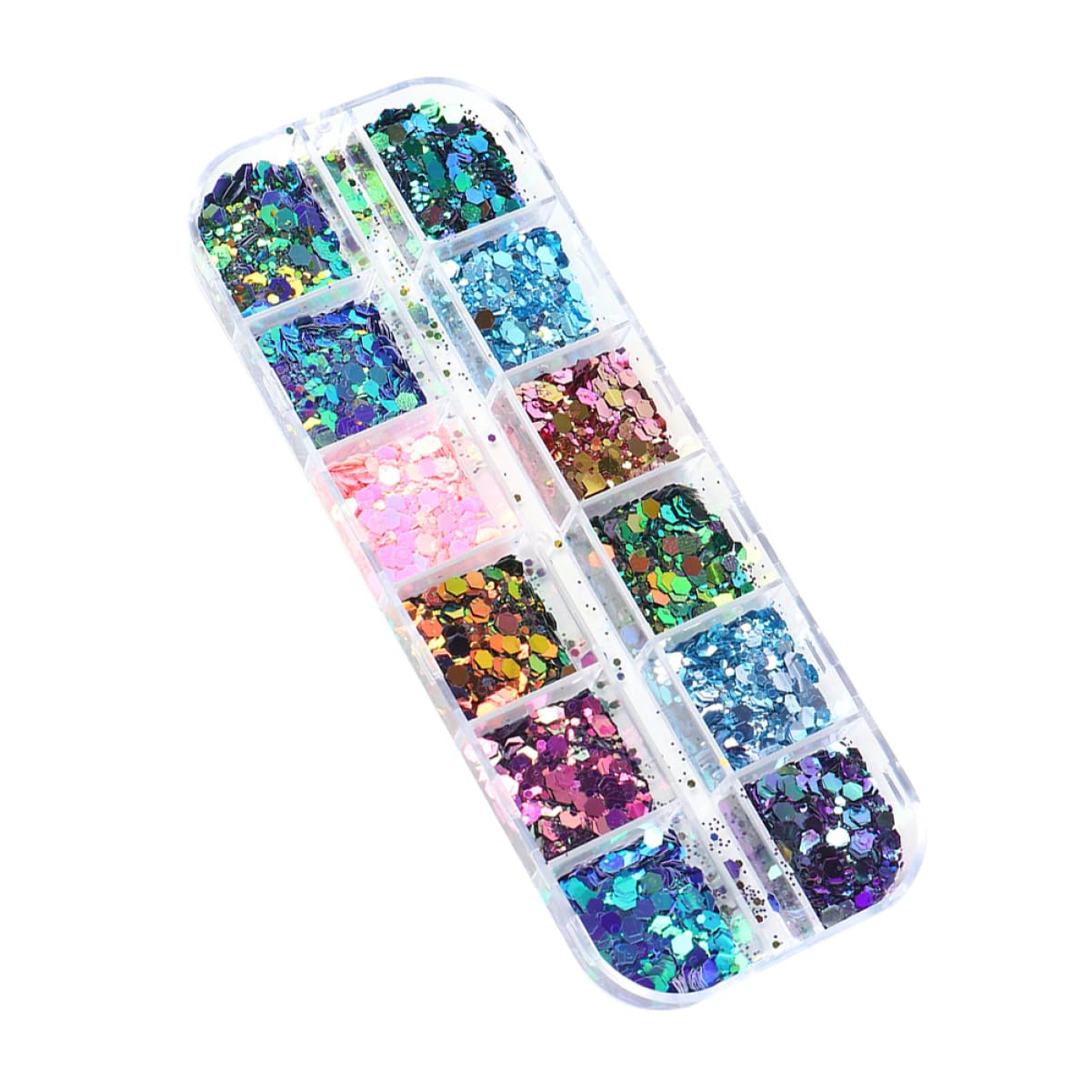 Gogogmee Nails Manicure Decoration Unique Chameleon Sequins Nail Sparkling for Nail Art