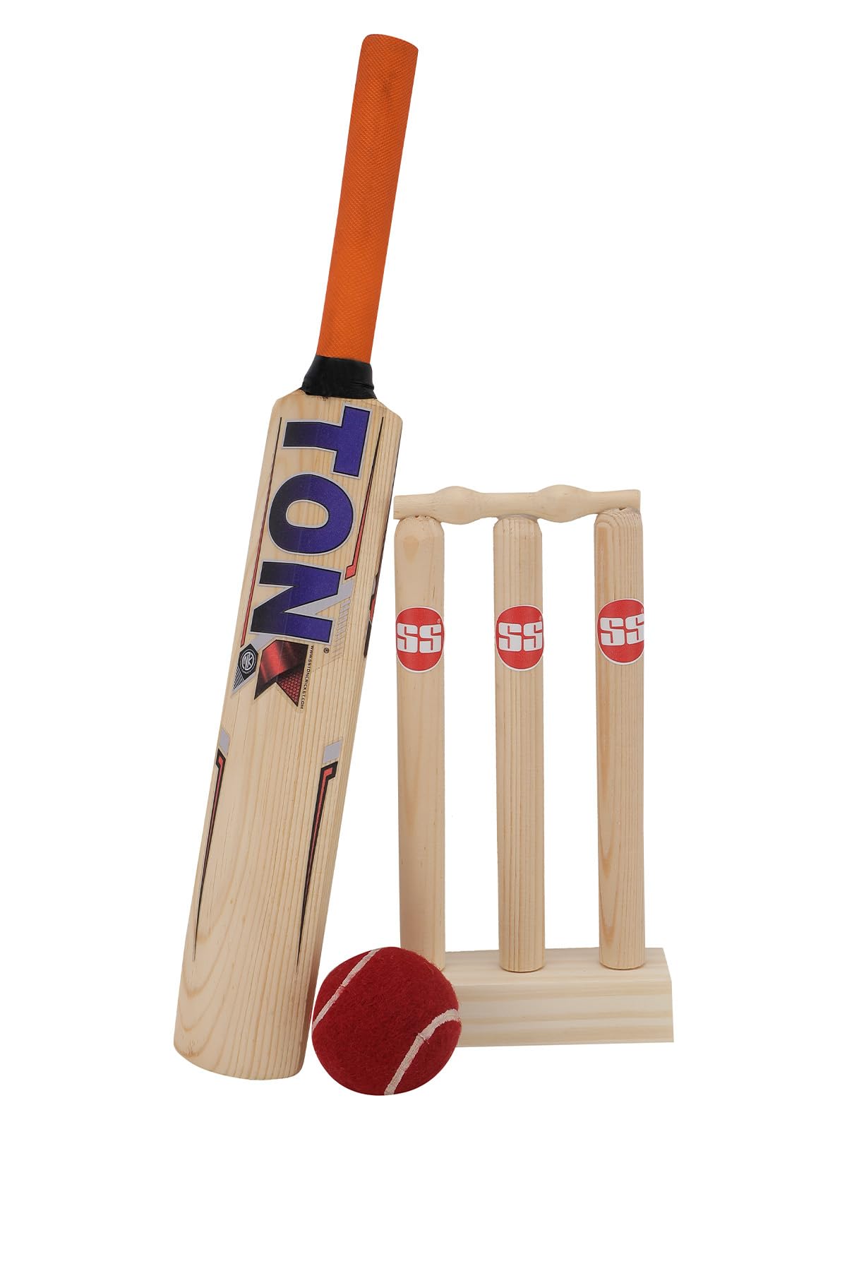 SS Cricket Set | Complete Cricket Gear Set for Kids | Size: One Size | Colour: Multicoloured | Material: Plastic | Complete Economy Cricket Set