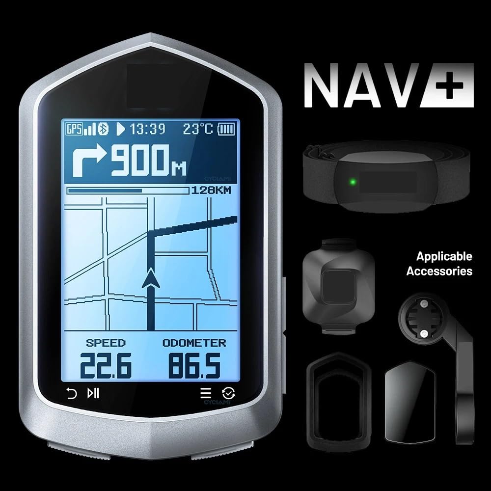 NAV+ NAV Plus NAV2 Pro Komputer rowerowy GPS Jazda na rowerze Jazda na rowerze Mapa Nawigacja po trasie MTB Droga Bezprzewodowy prędkościomierz Przebieg