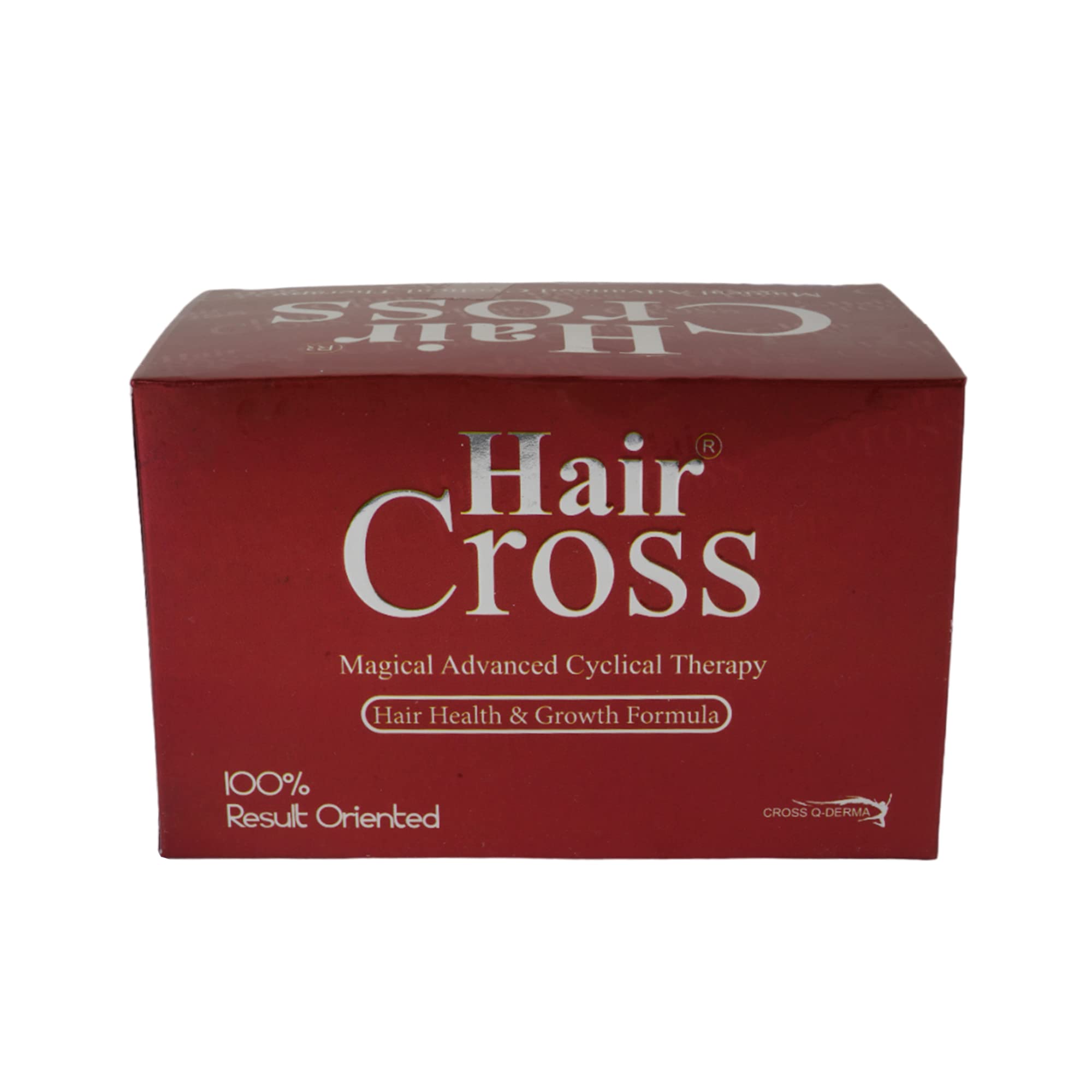Hair Cross Advanced Cyclical Therapy - Hair Fall Control & Hair Growth Formula with Biotin & Green Tea Extract for Thinning hair (62 Tablets)