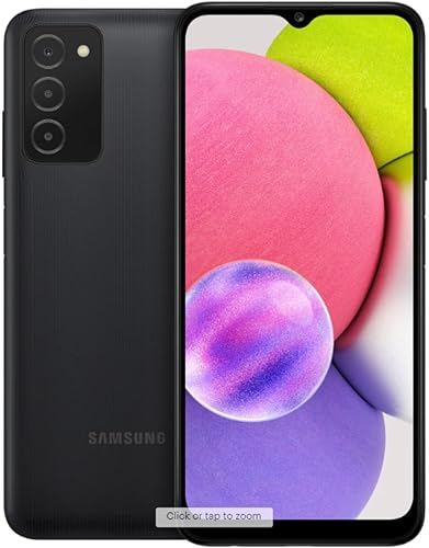 SAMSUNG Galaxy A03 32GB Negro-Verzion (renovado)