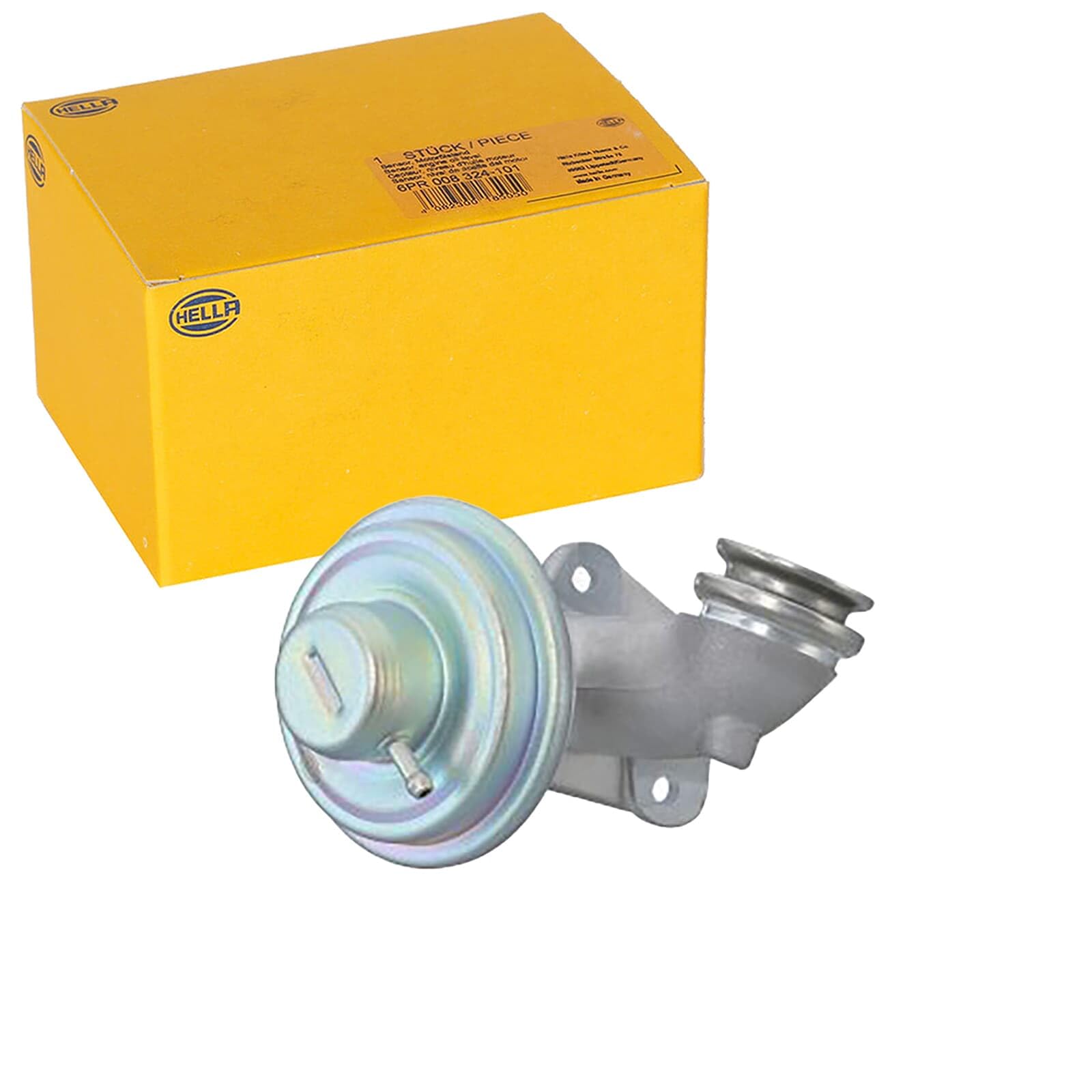 HELLA 6NU 014 865-471 Valvola ricircolo gas scarico-EGR - pneumatico - con anelli di tenuta