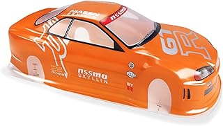 Manrock 1/10 Scale RC Painted Drift Racing Touring Onroad Car Body Shell GTR Orange