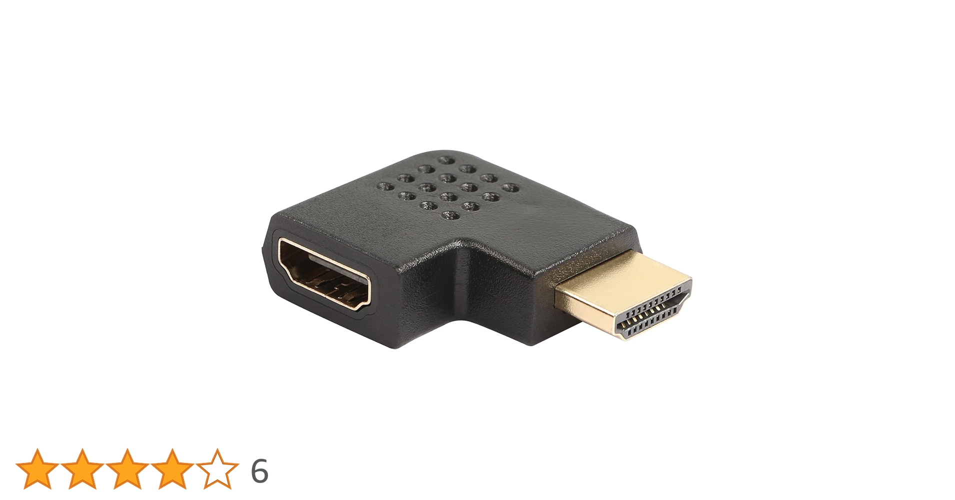 Amazon | HDMI延長コネクタ L字 【右方向】90度 HDMIケーブル