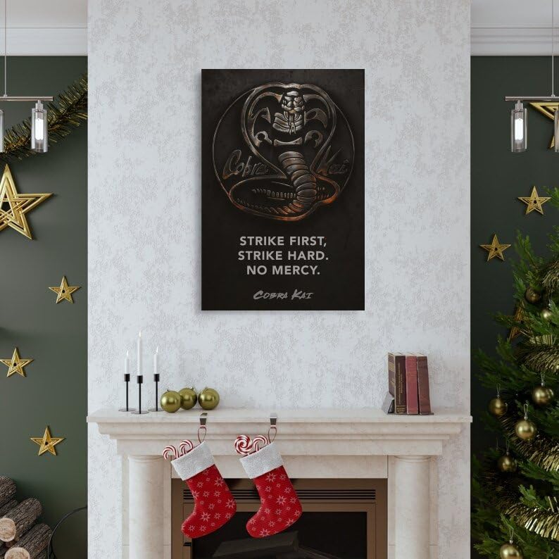 Poster De La Série Télévisée Cobra Kai - Impression Sur Toile