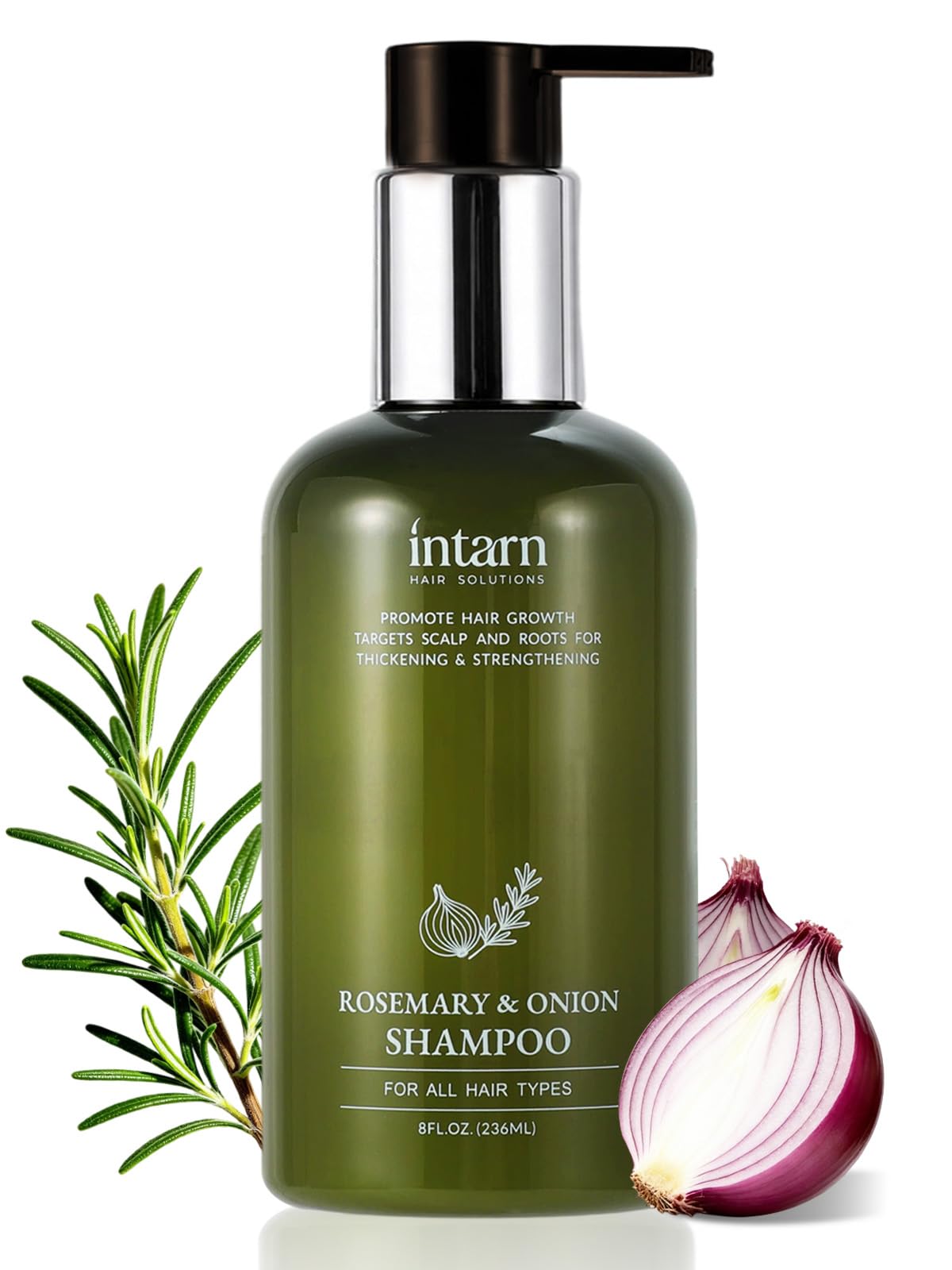Rosemary Onion Hair Growth Shampoo for Thinning Hair 8 Fl oz