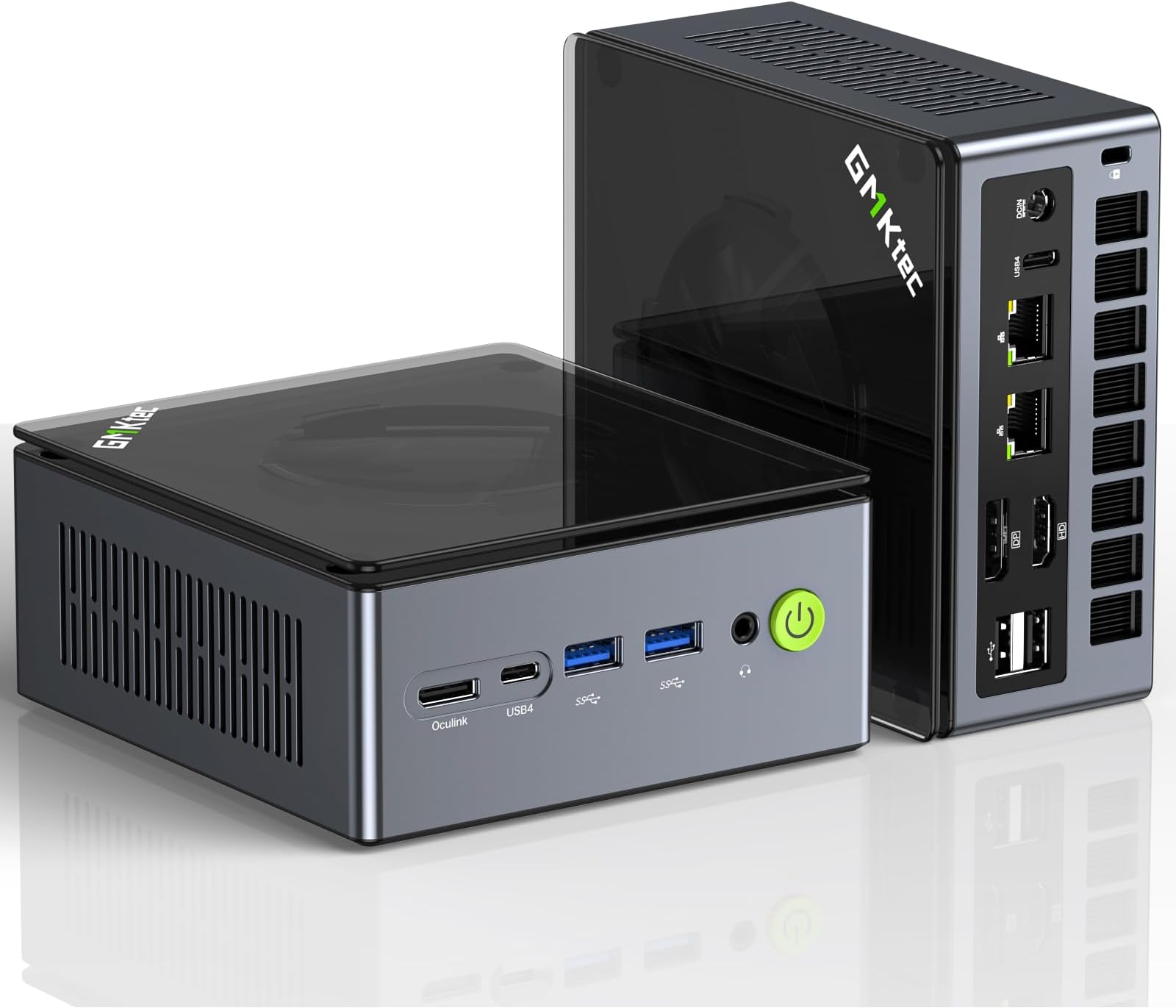 Mini PC Gaming, M7 AMD Ryzen 7 PRO 6850H (8C/16T 4.70Ghz) Dual NIC LAN 2.5G Desktop Computer, 32GB DDR5 RAM + 512GB Hard Drive PCle SSD, Dual USB4, HDMI 2.1, USB-C