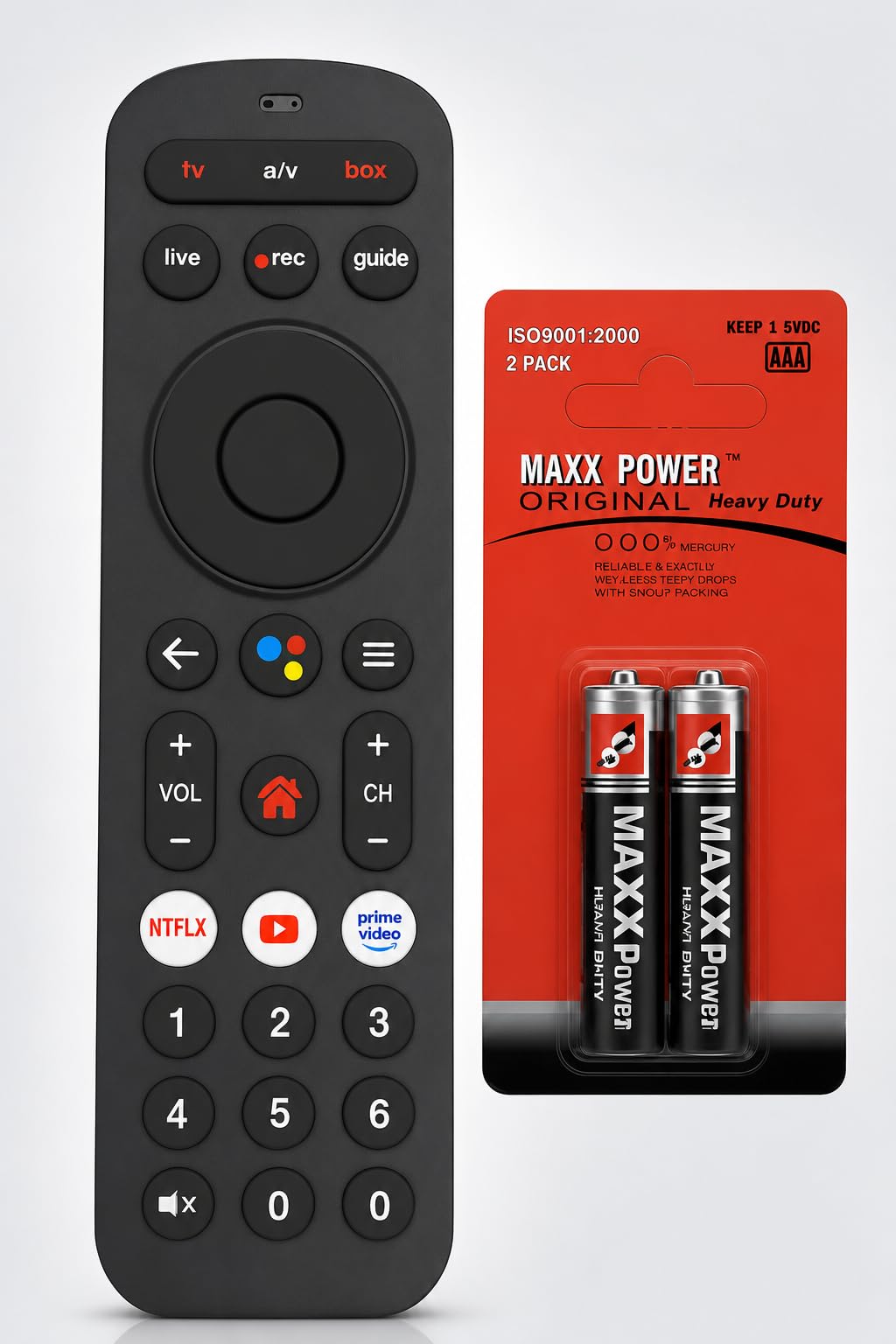 Remote Control Compatible with Airtel Xstream Set Top Box (Without Voice Function)-image-31