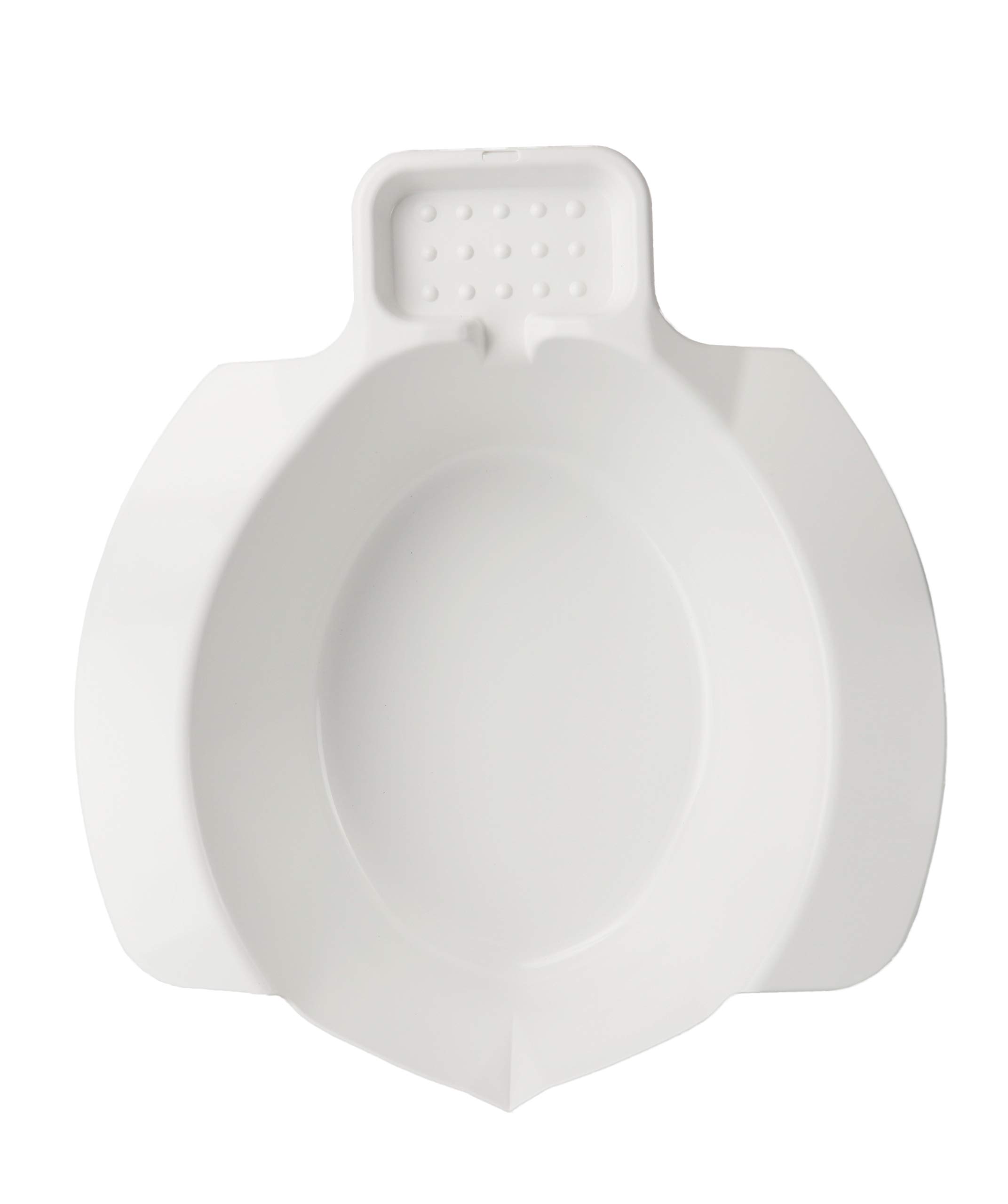 OrtoPrime Bidet Portátil Wc | Bidé Sanitario Acoplable al Inodoro | Medidas Universales: 40 x 37 x 11 Centímetros | Peso soportado 120 Kilogramos
